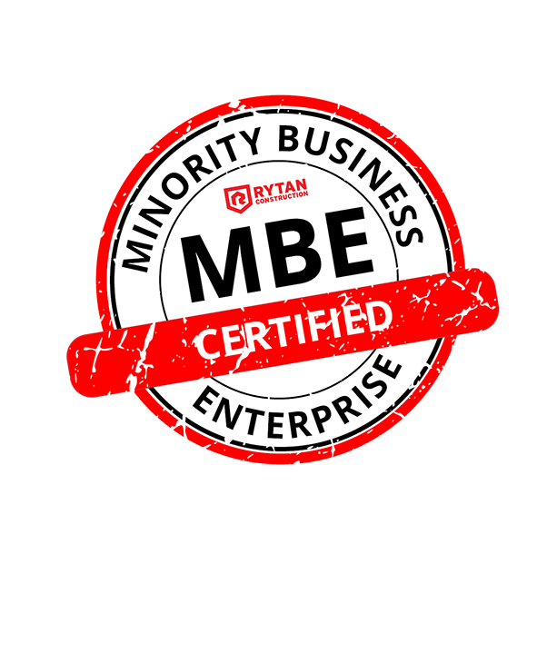 Mbe certified minority home business enterprise seal.